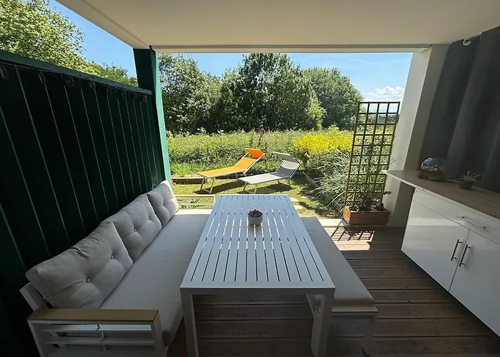 Joli T2 Avec Jardin Proche Du Chateau D'arcangues شقة أركونغ